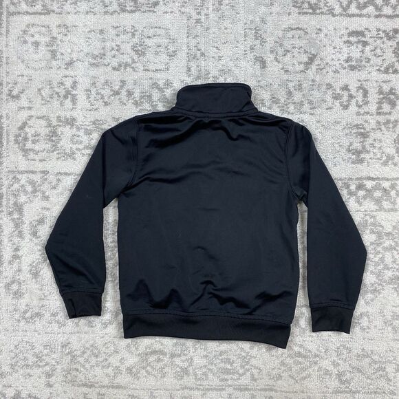 Puma Boys Unlined Jacket Navy Blue w/White Stripes On Sleeves Youth Size 5 - Picture 3 of 5